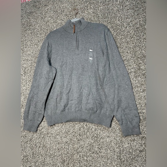 NWT Tommy Hilfiger Men's Long Sleeve Quarter Zip Pullover Sweater Size Large - Picture 3 of 6